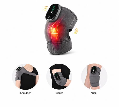 Electric Knee Pad Fast Heating Vibration Massage 5000mAh Knee Temperature Massager Shoulder Elbow Brace Leg Joint Muscle Relax