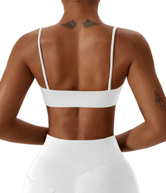 Super soft fabric back sports bra