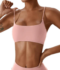 Super soft fabric back sports bra