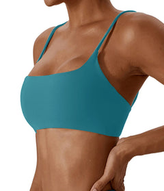 Super soft fabric back sports bra