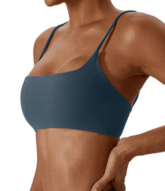Super soft fabric back sports bra