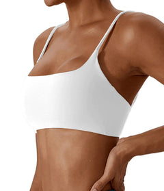 Super soft fabric back sports bra