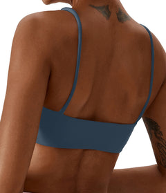 Super soft fabric back sports bra